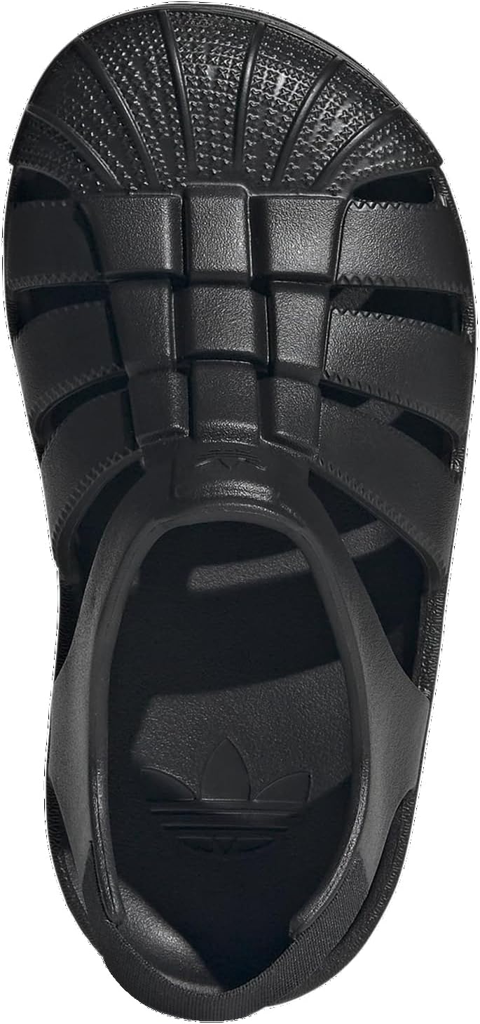 adidas Originals Superstar Sandal - Boys' Preschool (JS2844, Black/Black/Black)