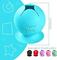 Vista 2 de iVyne Berry - Colector de restos de vinilo por succión y soporte para herramientas de desmalezado de vinilo - Azul