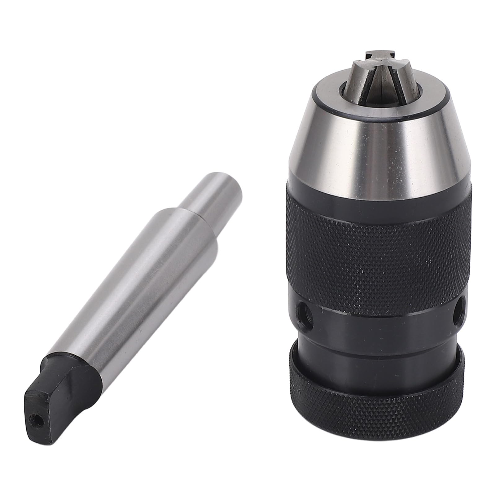 Mandrin de Perçage, Mandrin de Perçage sans clé à Serrage Automatique B12 de 1 à 10 Mm avec Arbre MT2 à B12, pour Perceuses, Fraiseuses, Tours