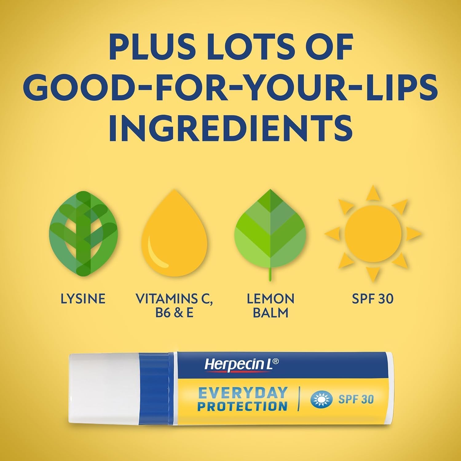 Herpecin-L Lip Balm Stick, SPF 30 0.1 oz (2.8 g)