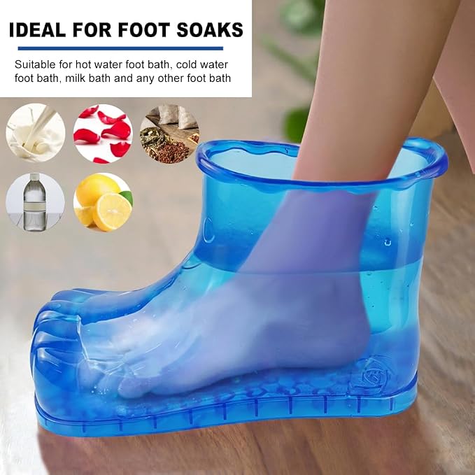 Bañera para pies portátil y ahorro de agua, spa para pies, cuidado de pies, bañera de leche, masajeador de pies para mujer y hombre miniatura 4