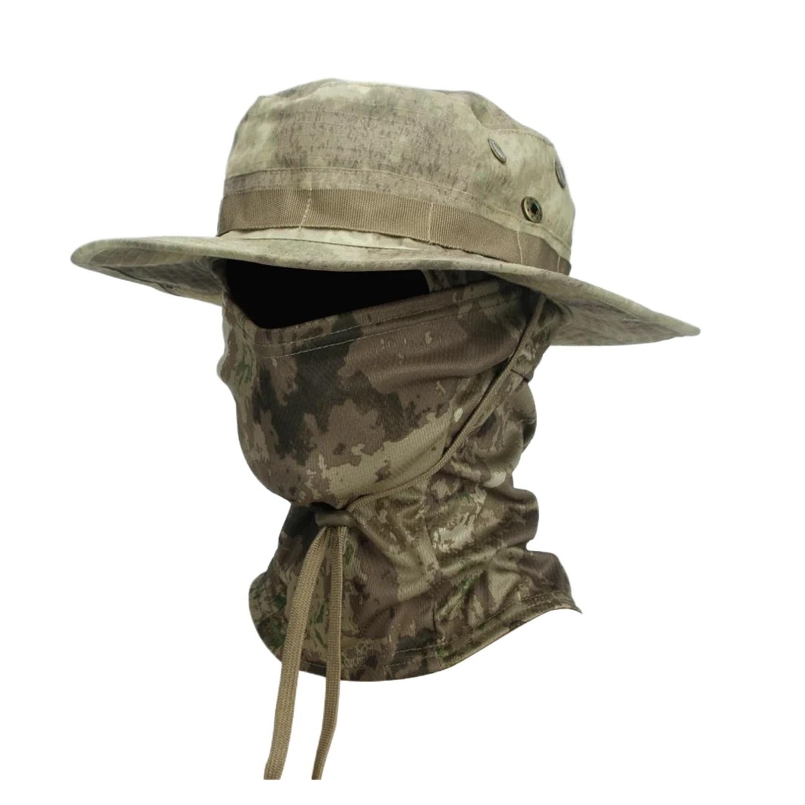 2 unids/set sombrero de ala ancha conjunto hombres gorra protección solar for exteriores senderismo Camping pesca sol pescador