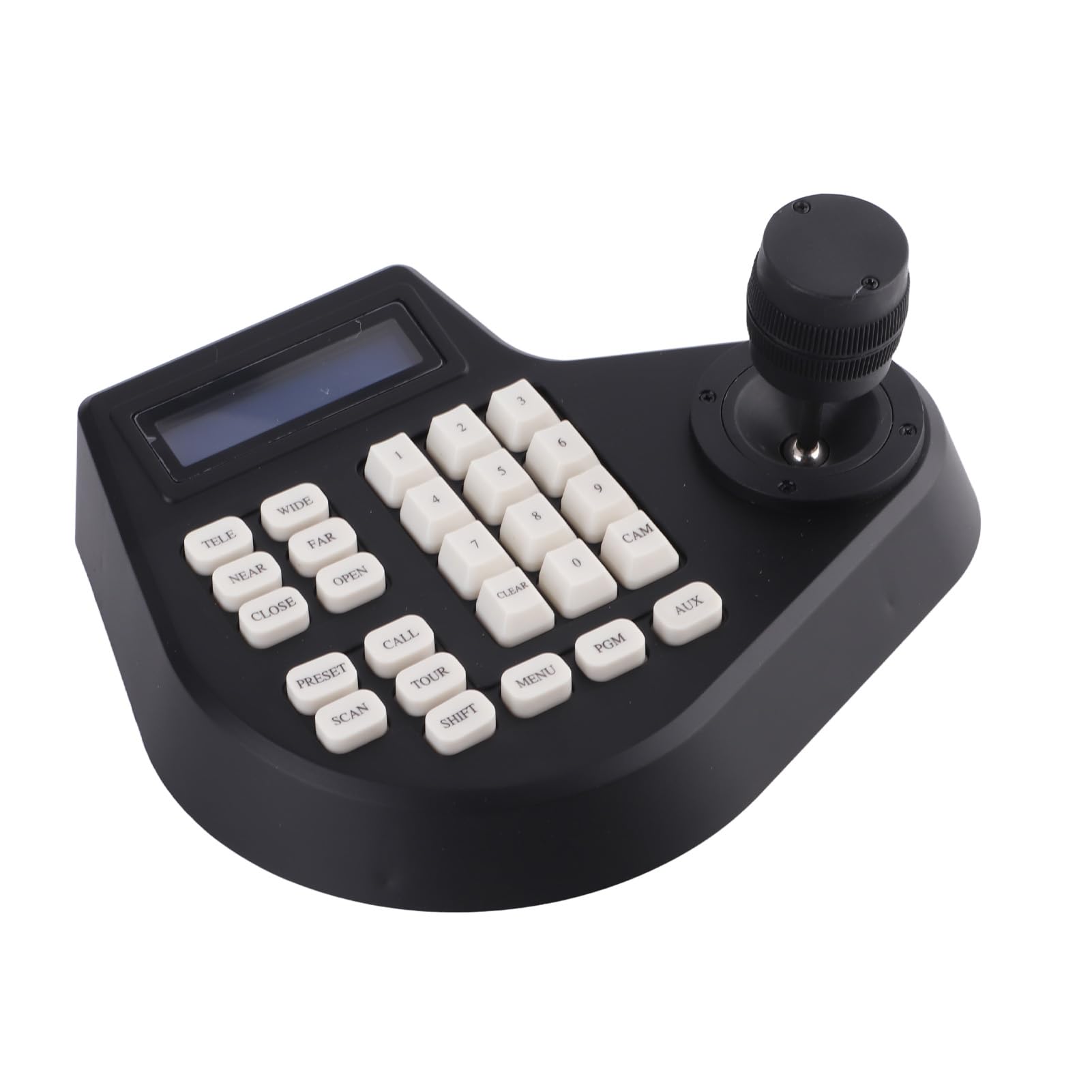 Controller tastiera per telecamera 3D PTZ con joystick, display LCD, dispositivo di controllo per telecamere dome di sicurezza, spina UE 100-240 V