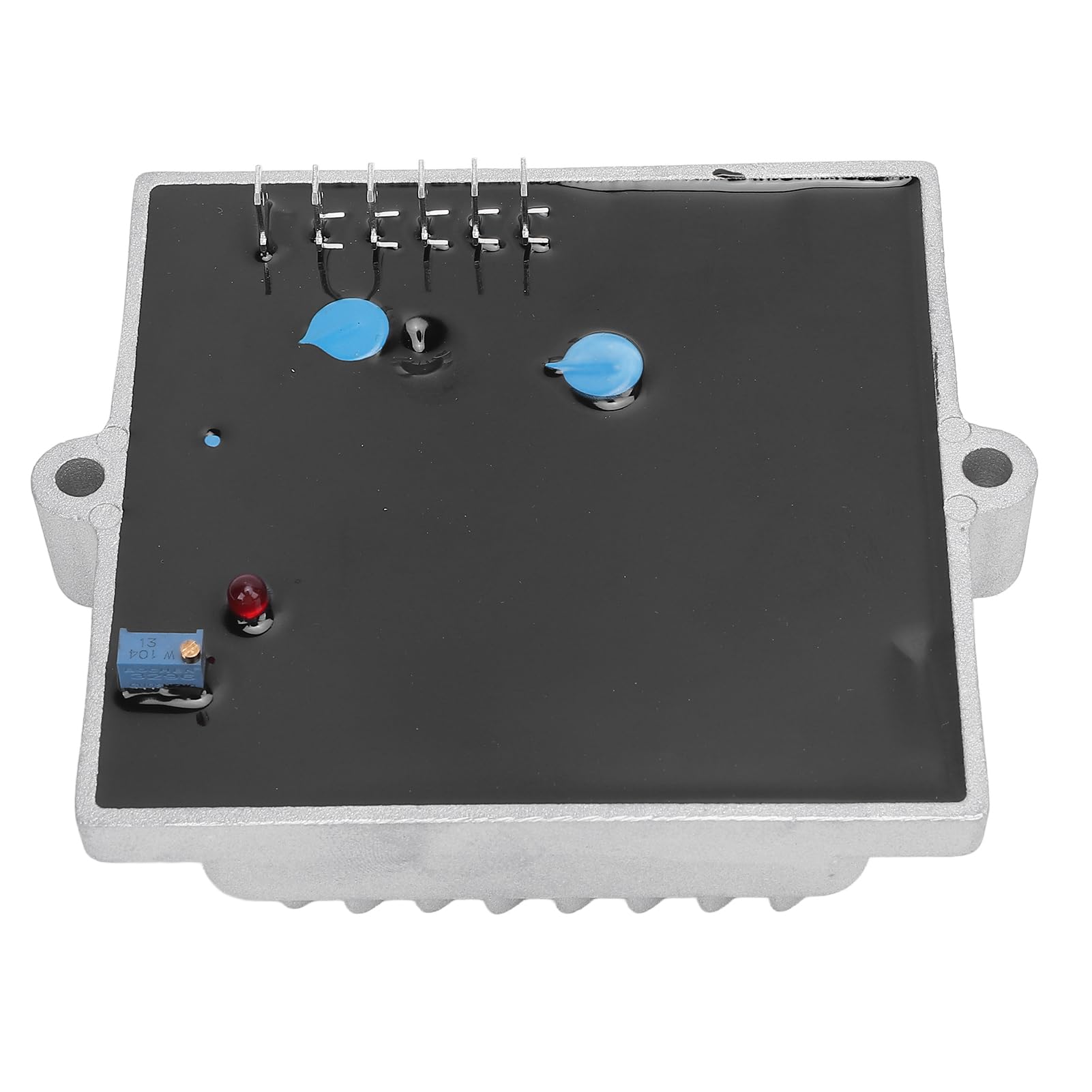 Ausla Regulador de Voltaje del Generador Regulador de Voltaje Automático de Metal 0F97190SRV Diseño de PCB de Salida Estable de Repuesto con Potenciómetro para Generador 81918 83049 083049