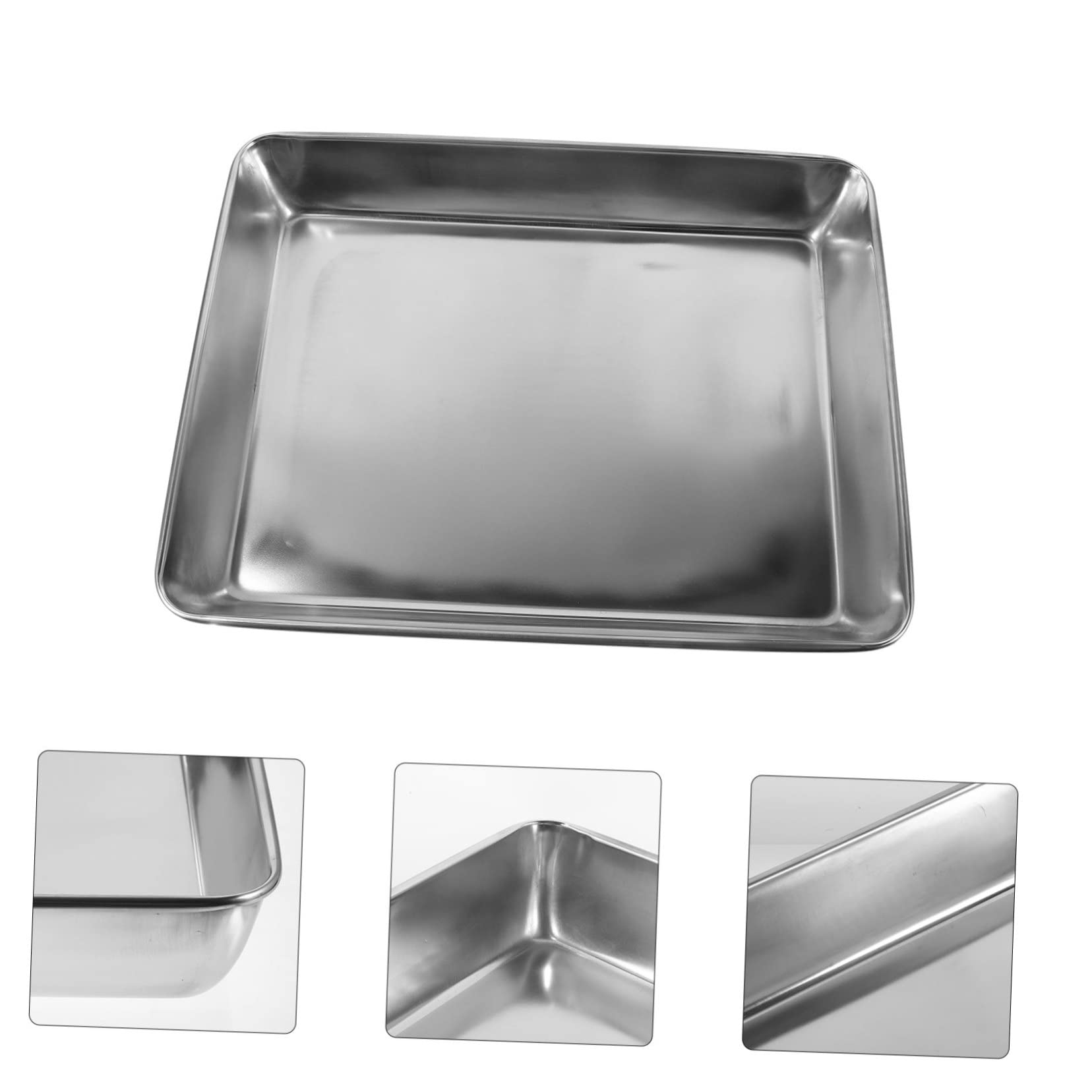 Toddmomy Vasca da Bagno Accessorio per Bagnetto Piccoli Uccelli e Piccioni in Acciaio Inossidabile Argento Allevia Stress Animale Domestico per Uccelli