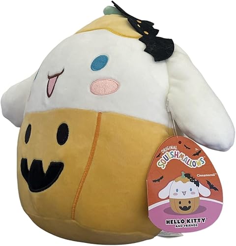 Miniatura 2 de Squishmallow Hello Kitty Cinnamoroll de 8 pulgadas, con licencia oficial de Kellytoy, juguete de peluche coleccionable suave y esponjoso de
