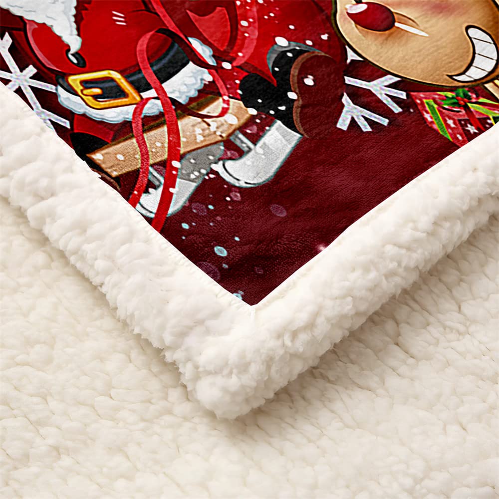 Highdi Coperta In Pile Di Natale Con Stampa Tartan – Morbida E Calda Plaid In Microfibra 100% Poliestere, 130x150 Cm, Design Auto Rossa, Per Divano E Letto - 4