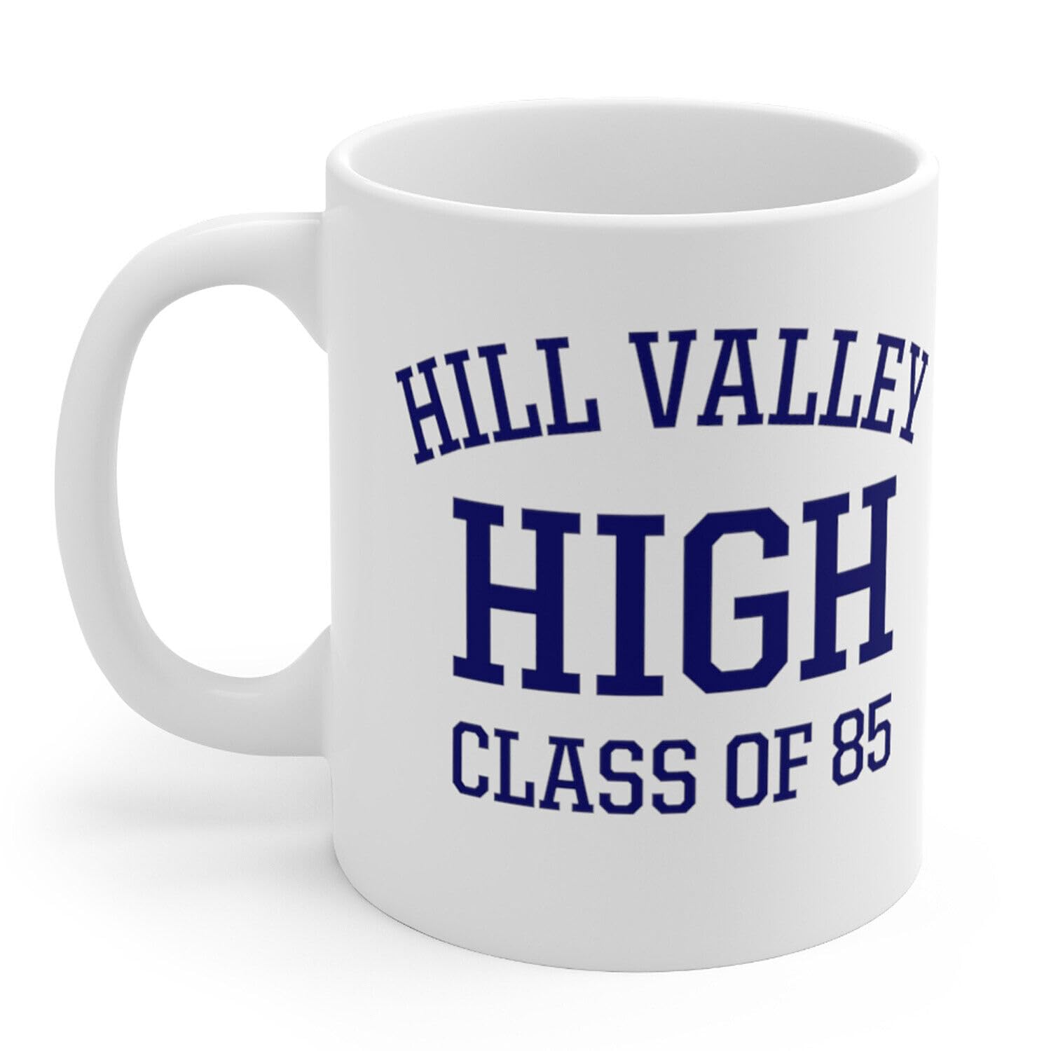 uniqx APSRA Hill Valley HIGH School 11oz Coffee Mug Cup - Back to BTTF McFly Future