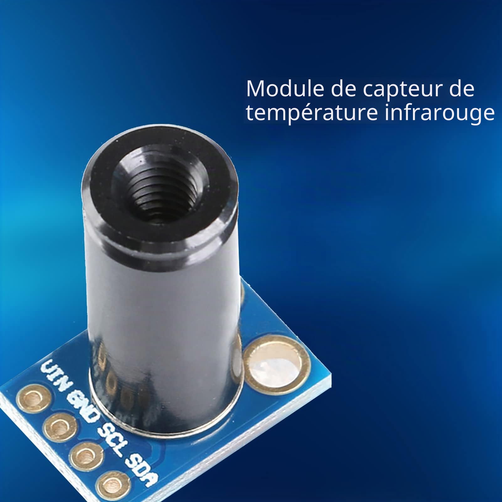 Jadeshay Capteur de température MLX90614-DCI Module de capteur de température Infrarouge Longue Distance Bricolage PCB Composants électroniques