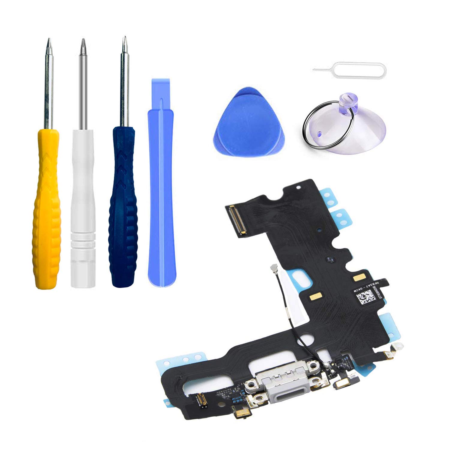 Per IPHONE 7 Porta Ricarica Dock Connettore Elastico Antenna - Foto 3