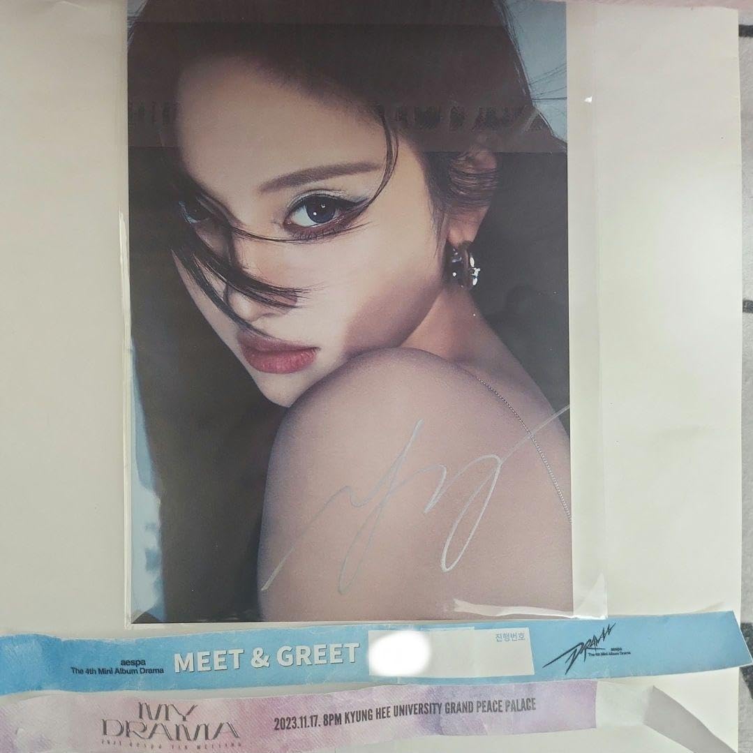 Amazon.co.jp: aespa drama ミーグリ 直筆サイン ニンニン