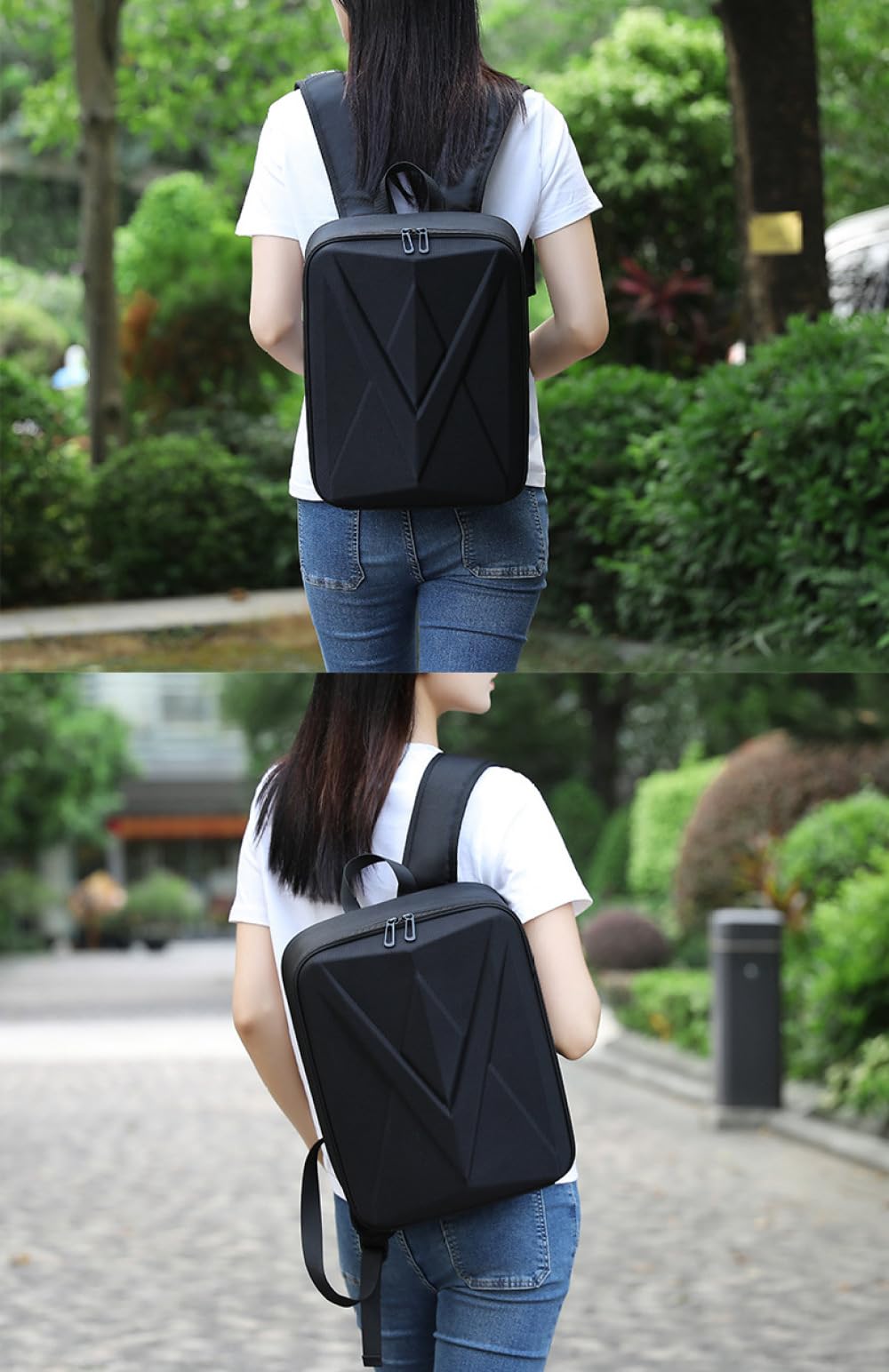 BeisDirect Hartschalen-Rucksack für DJI AIR 3S/AIR 3, Reise-Tragetasche, tragbare Aufbewahrungstasche, Schwarz