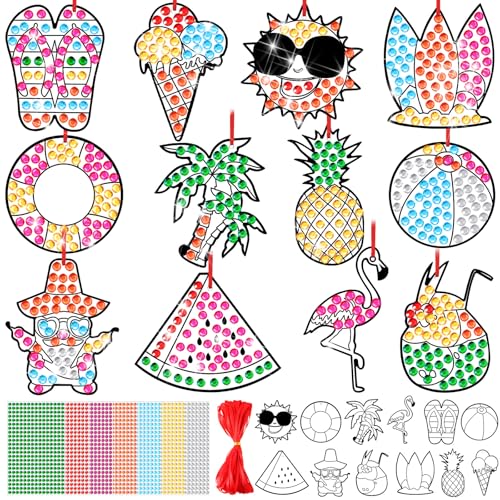 WinnerWhy 36 Set Summer Arts and Crafts for Kids DIY
