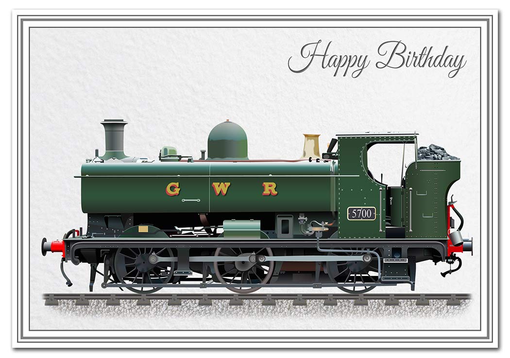 Buy Stunning Birthday Card Steam Train Unusual Unique