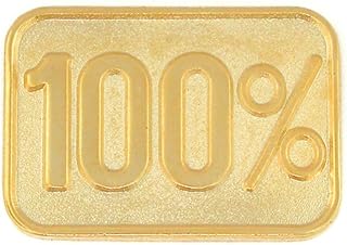 PinMart 100% Gold Corporate Employee Student Recognition Service Lapel Pin