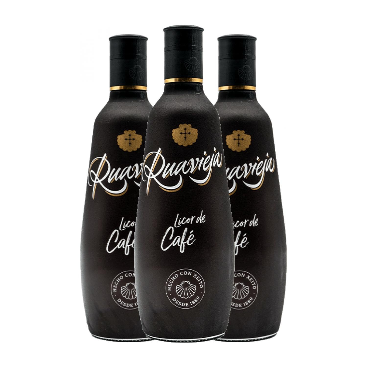 Orujo Rua Vieja Licor de Café Ruavieja 70 cl (Caja de 3 Botellas de 70 cl)