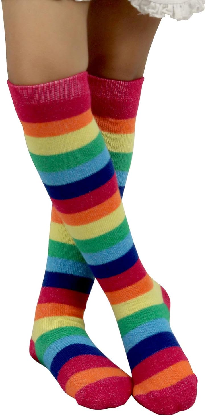 Baby Boys & Girls Cotton Knee High Socks/Long Socks/Stockings (1-2 Years/2-3 Years/3-4 Years/4-6 Years/5-8 Years)-SK1074
