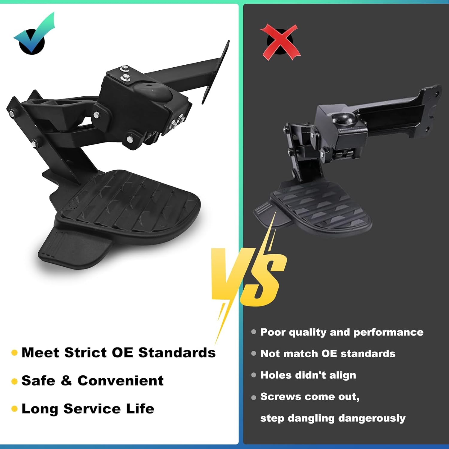 Rear Bed Step Compatible with Dodge Ram 2500 3500# 2019 2020 2021 2022 2023 2024 Retractable Bumper Tailgate Step 82215842AH AD 82215842AE AC No-Drill Truck Tailgate Bed Step