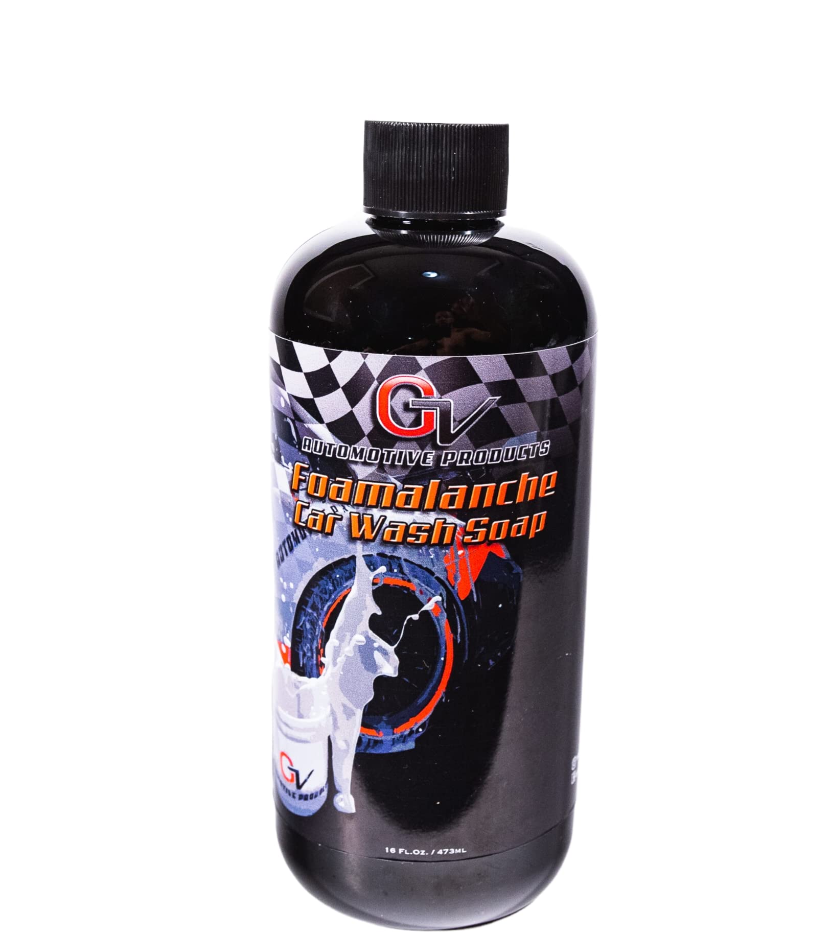 GV Automotive Products Foamalanche Car Wash 16 oz, car foam, car wash, works with foam gun, foam cannon, pressure washer