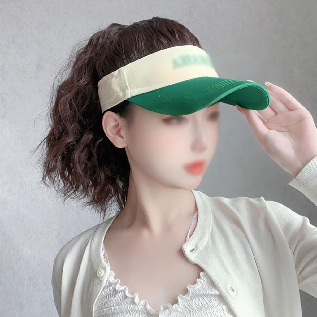 Hat Wig Women's Wigs, Ponytail Wig Caps, Baseball Cap Wig Caps, Natural Look Synthetic Heat Resistant Fiber Wigs For Daily Party Use Hat Wigs For Women (Color : 07)
