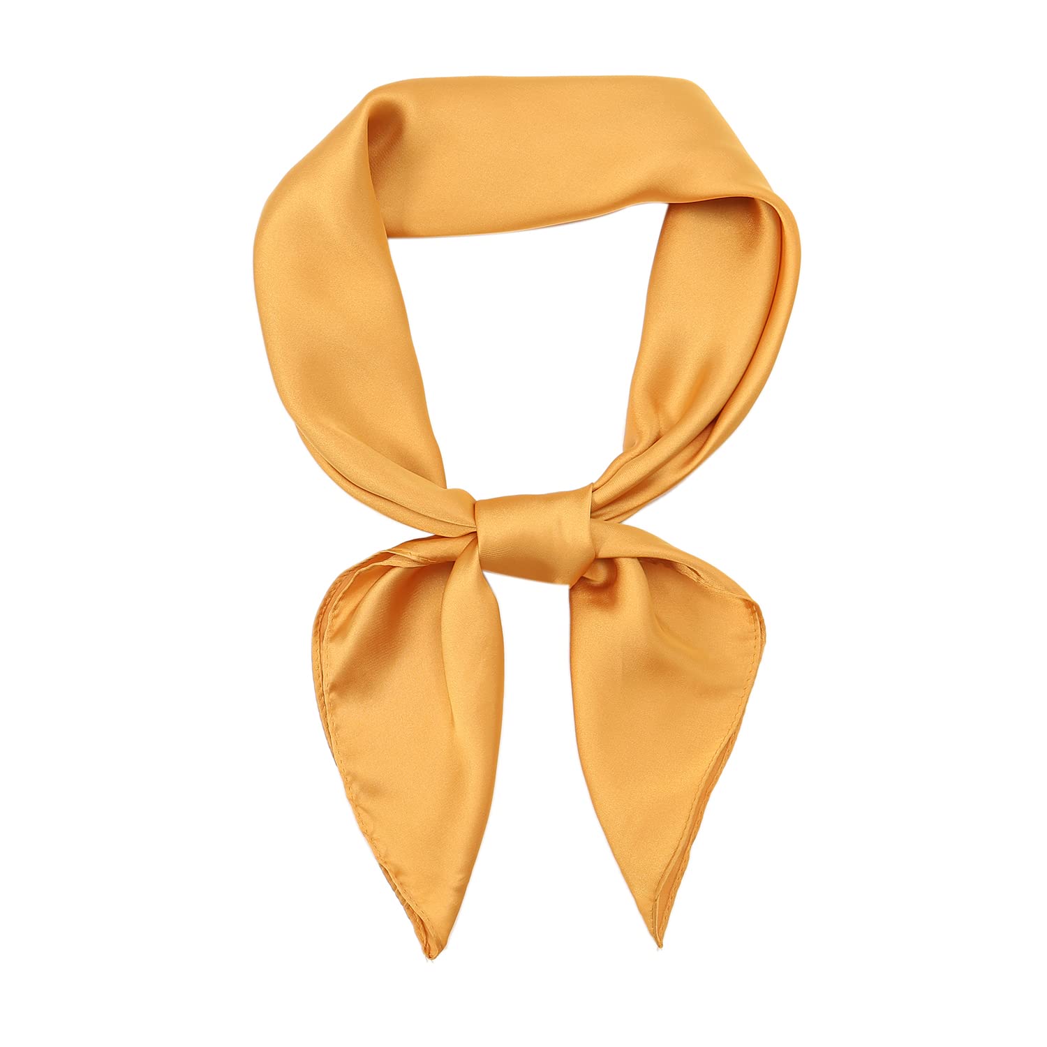 RIIQIICHY Seidentuch Damen Bandana Kopftuch Sommer Schals & Tücher Haarschal Halstücher Quadrates 70x70cm