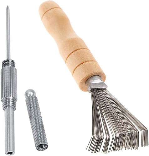 BEADNOVA Kenzan - Juego de herramientas para alisar agujas y ranas de flores, herramienta para alisar alfileres Kenzan, limpiador de ranas florales