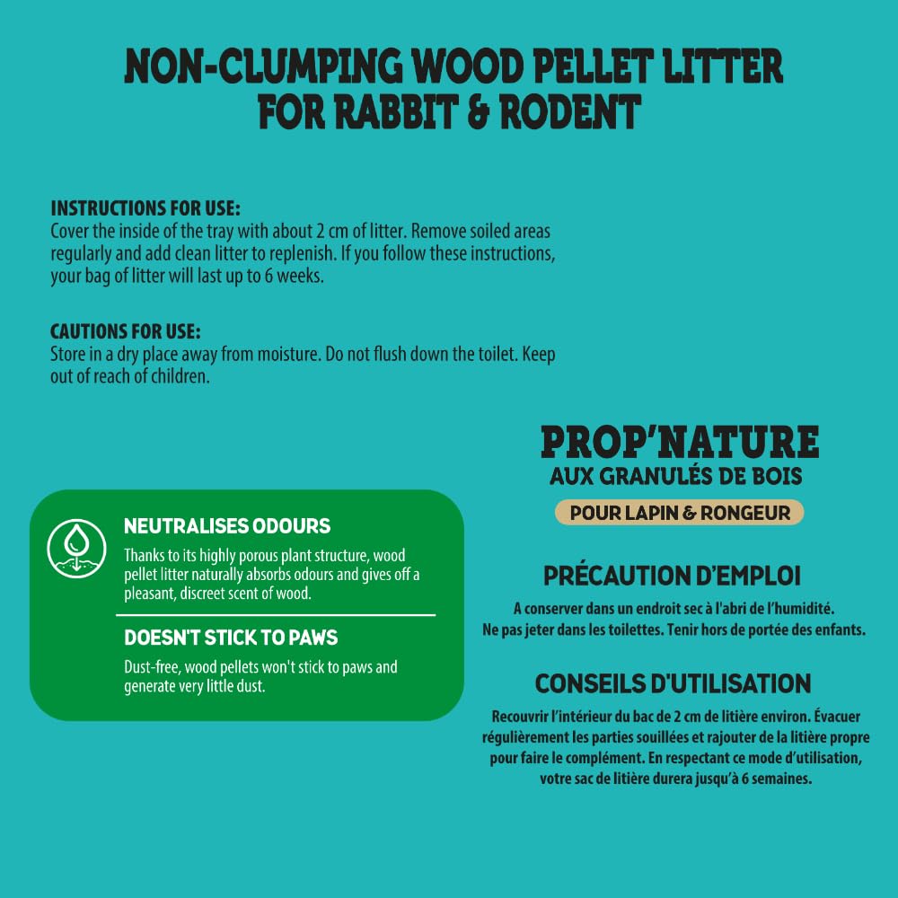 Aime Prop'nature Litter dla małych zwierząt 10 l