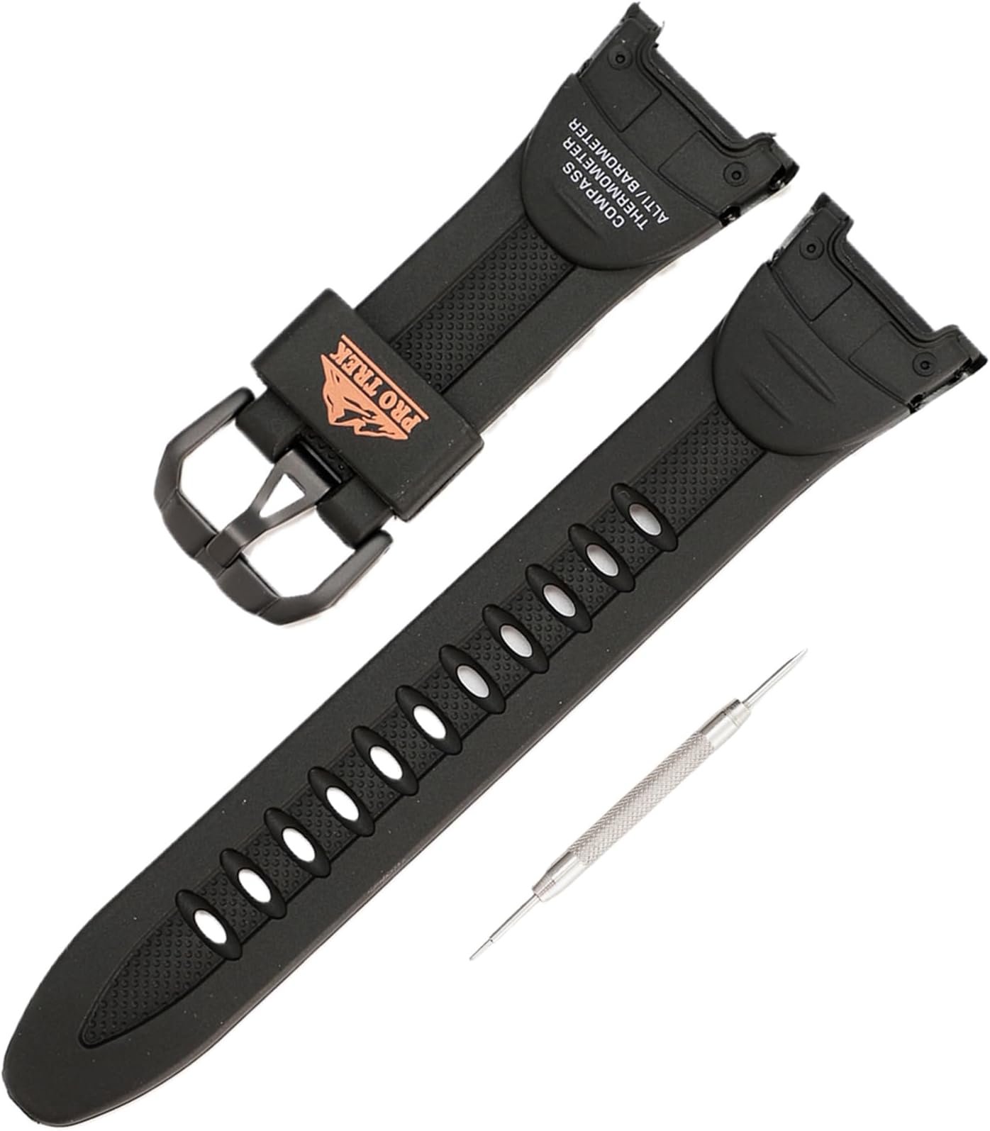 Resin Watch Band Replacement for Casio Protrek PRG-50 PRG-60 men's Watches,Wirstband accessories for Men and Women