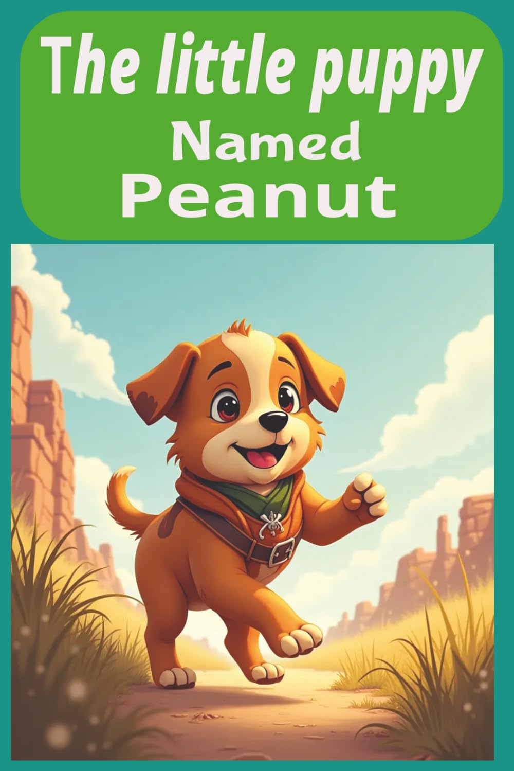 The Little Puppy named Peanut: A Big Adventure for little Pup, Learning the power of teamwork , for ages 4 to 7 ,6x9 24 pages