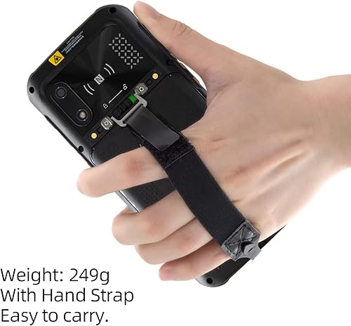 Vista 5 de Android 11 con pantalla de 5.5 pulgadas escáner de código de barras Terminal móvil de mano con escáner Honeywell Scanner 1D 2D captura de datos