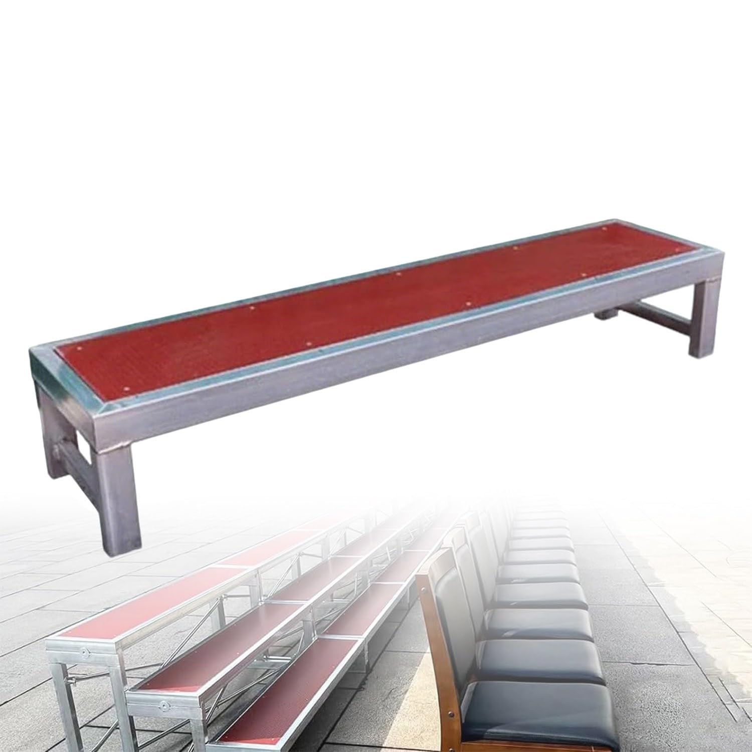 GLBMXDD Portable Choral Risers,Choir Stairs Platform, Choir Singing Steps for Classroom Church, Group Photo Lectern Podium Staircase Stand,for Events and Rehearsals Antislip-1Tier