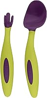 Vista 8 de b.box Toddler Cutlery Set – Patented FLORK Flower Fork & Easy-Grip Spoon with Travel Case. BPA-Free, Dishwasher Safe. Designed by Occupational
