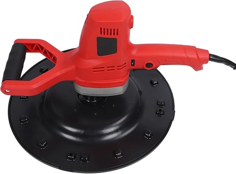 Qinlorgo Wall Polishing Machine, Cement Mortar Plastering Machine with 6 Speeds Control and Switch Portable Concrete Trowel for Wall Plastering and Concrete Smoothing US Plug 110V
