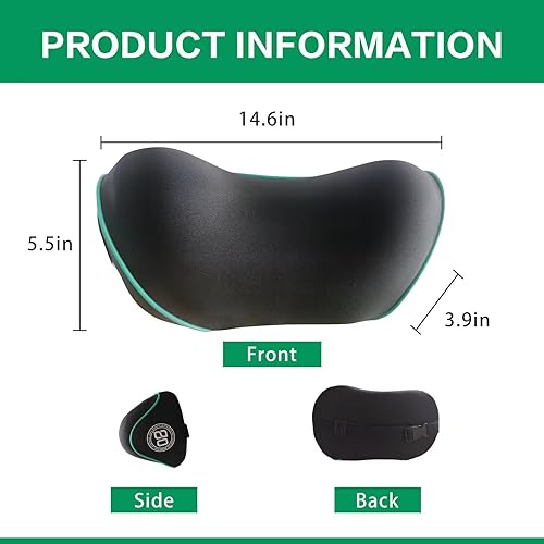 Miniatura 2 de Almohada para reposacabezas de automóvil realmente suave, almohada para conducir con correa ajustable, almohada de cuello de espuma viscoelástica