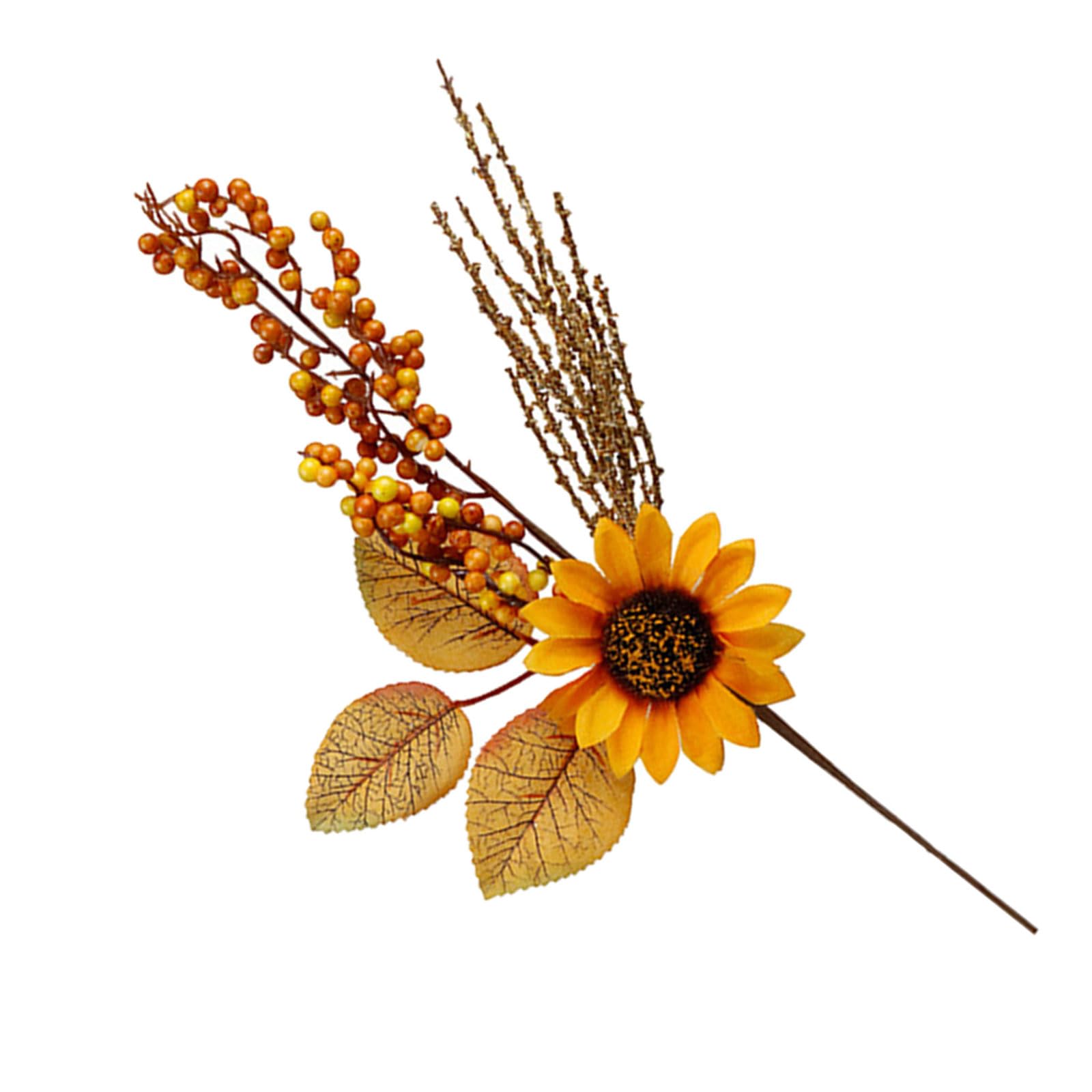 Sisyeuo 2pcs Fall Harvest Decorations Artificial Maples Pumpkins Thanksgiving Centerpieces Floral Arrangements for Home Seasonal Doorway Decoration