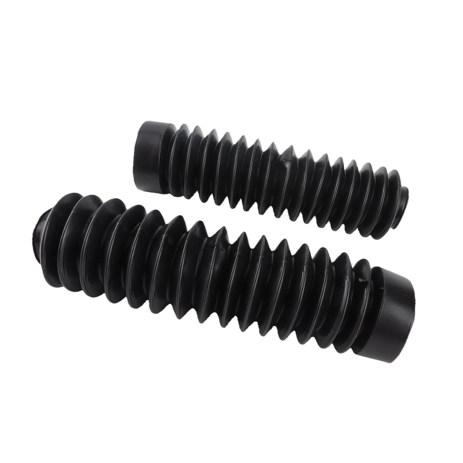 Lot de 2 soufflets de moto en caoutchouc pour fourche de moto