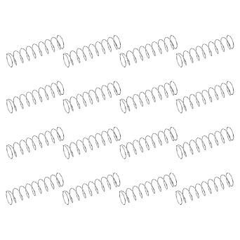 sourcing map Compression Springs,0.3mm Wire Dia,6mm OD,25mm Length,50Pcs
