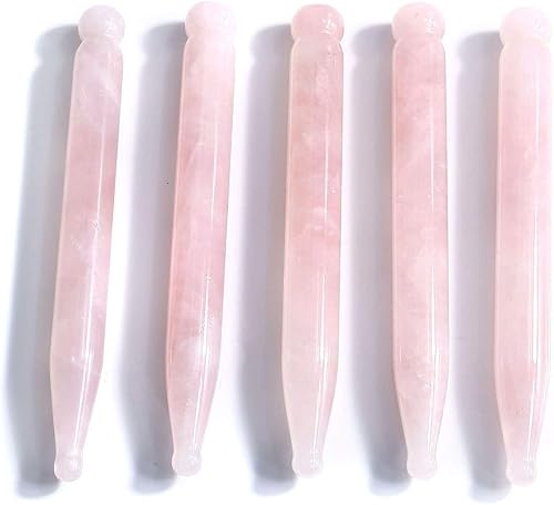Vista 16 de Gua Sha Scraping Stone Gua Sha Herramienta de masaje, cuarzo rosa natural en forma de S GuaSha Tabla de raspar - Antienvejecimiento, herramientas