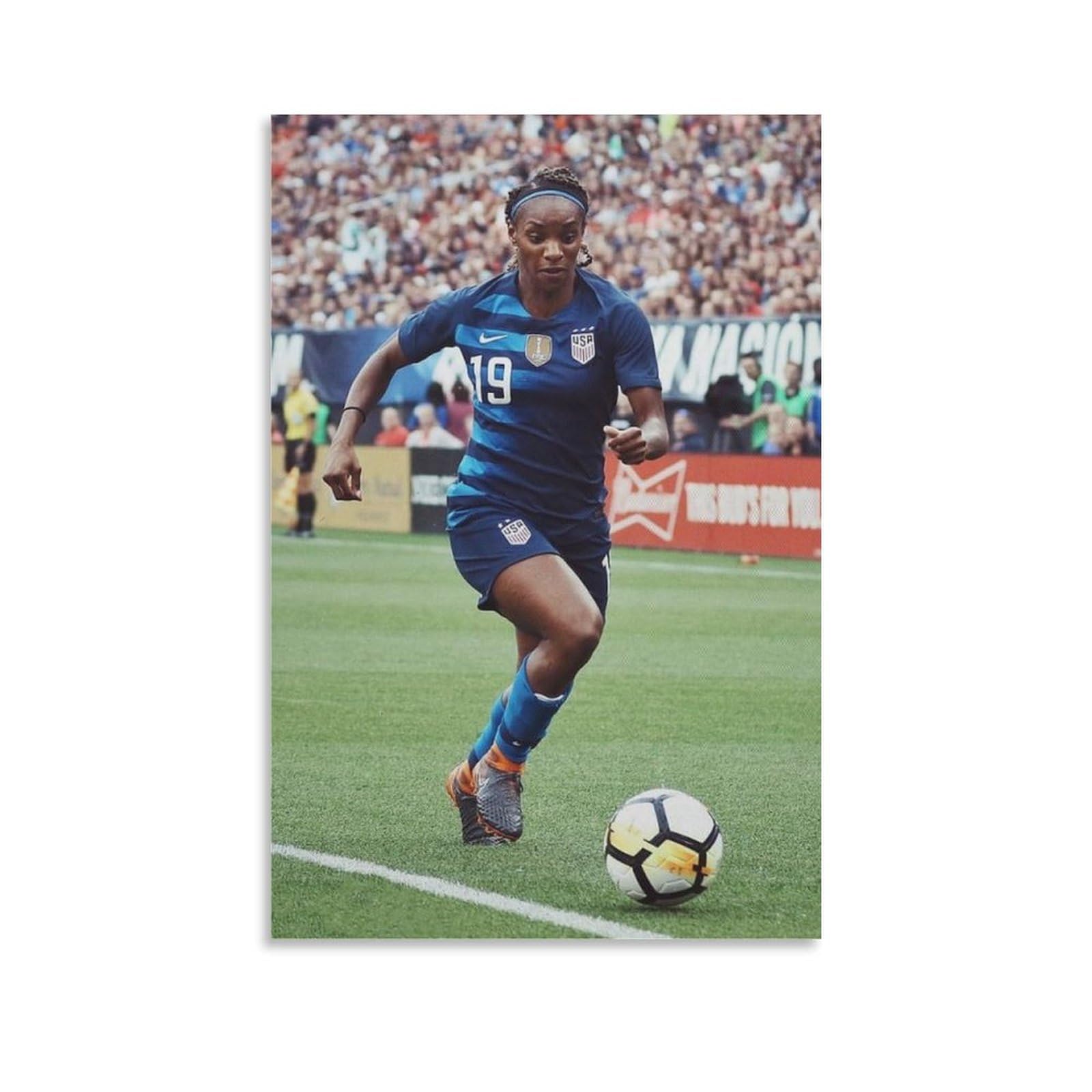 ASUIU Crystal Dunn Canvas Poster Canvas Painting Poster Wall Art Decorative Picture Prints Modern Decor 20x30inch(50x75cm)