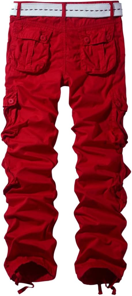 Match Women's Classic Straight Leg Multi Pocket Cargo Pants