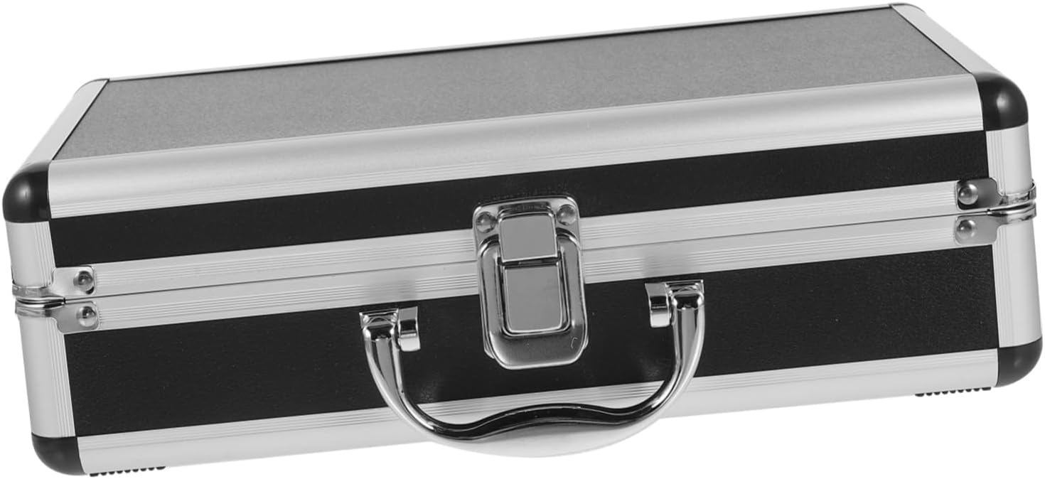 Microphone Storage Case Professional Carrying Holder for Microphone System Interior Protective Design for Travel and Organization