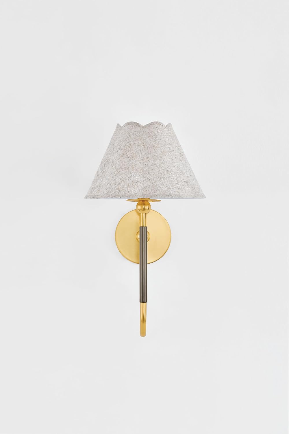 Mitzi H1043101-AGB/TRB Janie - 1 Light Wall Sconce 17.25 inches Tall and 9.5 inches Wide - Aged Brass/True Bronze