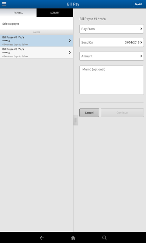 My Mobile Bank for Tablet - App on Amazon Appstore