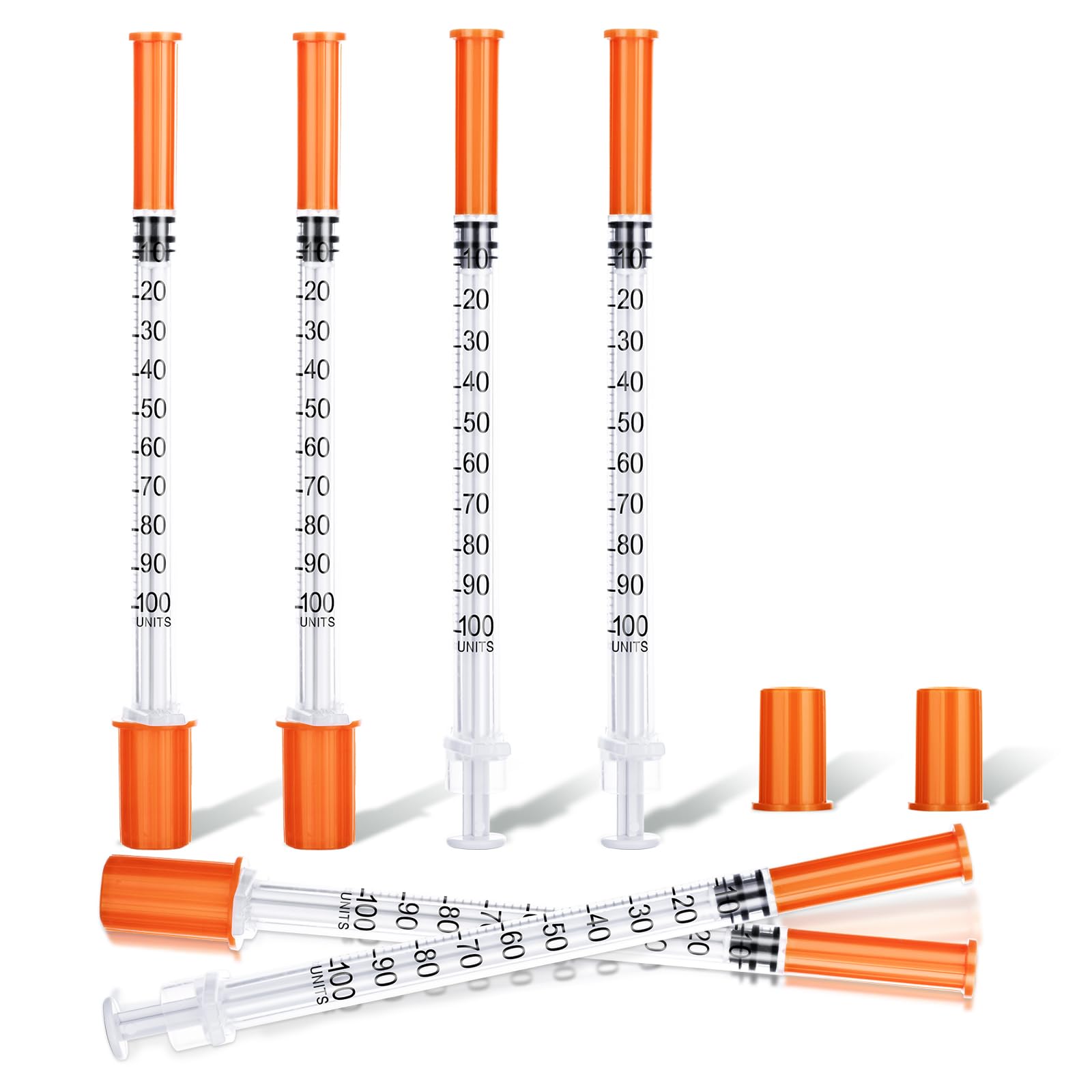 100 Stück 1 ml/cc Kunststoff Mehrzweck Messwerkzeug(32g 6mm), Einzeln verpackt für Flüssigkeitstrennung, Dosierung, Laborzubehör (100)