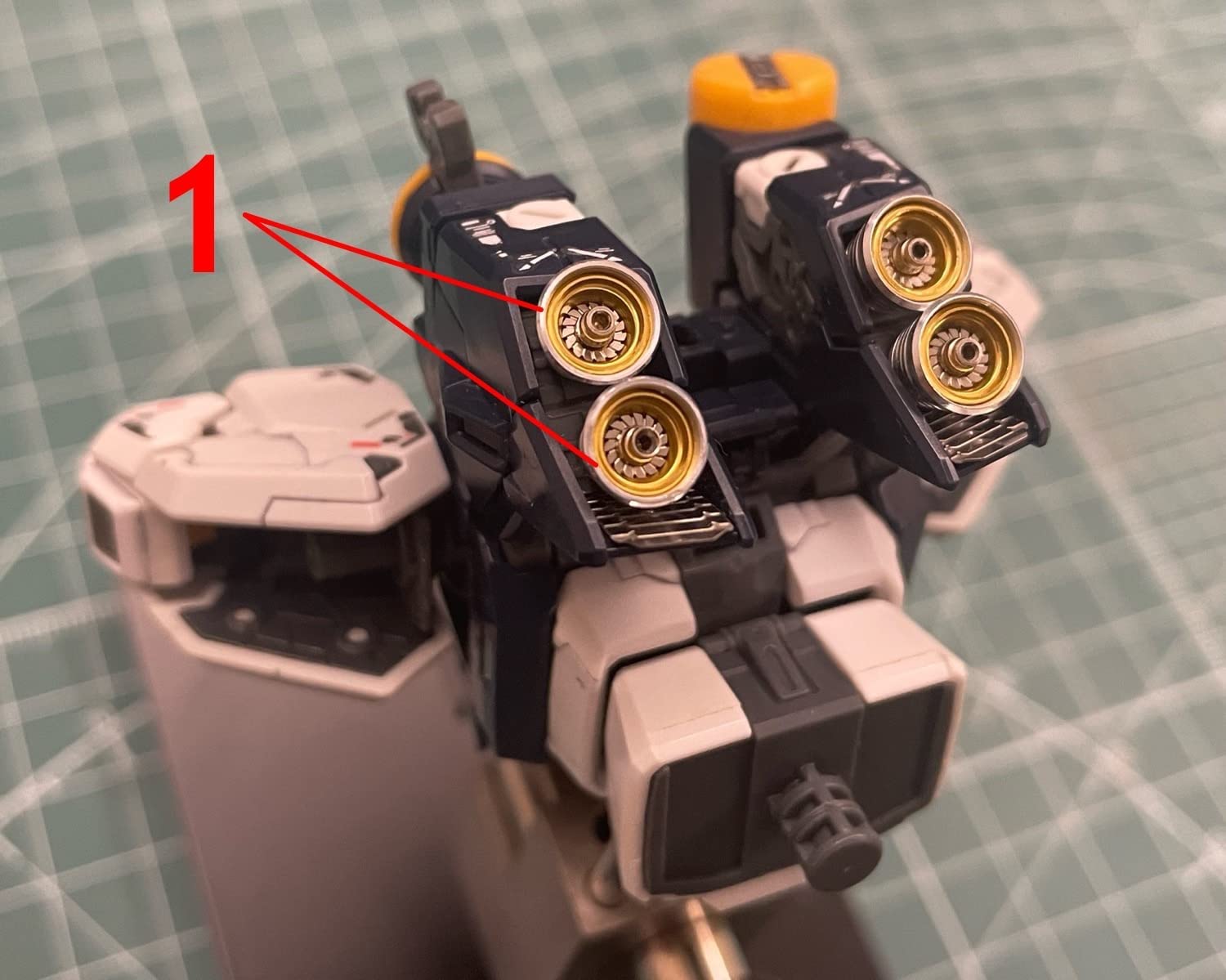 Amazon | RG 1/144 RX-93 νガンダム用 メタルバーニア+ステンレス