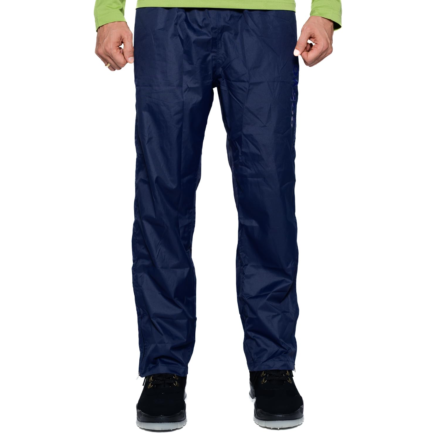Kalimpong Rain Pants for Men | Waterproof, Breathable & Seam-Taped | Lightweight Hiking, Trekking & Travel Rainwear with Bottom Zip
