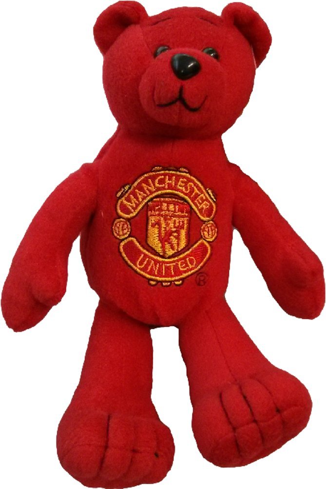 Manchester United Red F.c. Official Beanie Bear