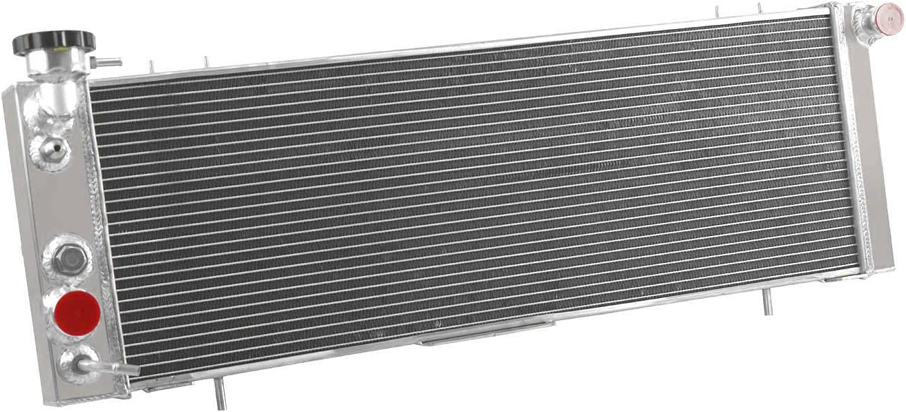 3 Rows Aluminum Radiator for 1991-2001 Jeep Cherokee XJ 2.5L L4 4.0L L6 AT/MT