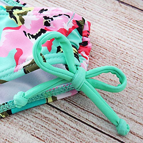 Betadog Girls' Tankini 2-Piece Swimsuit Outfits Summer Beach Sport Swimwear Bathing Suit Set Skirt4