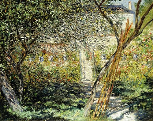 Peinture Murale Le Jardin De Vetheuil Claude Monet - Affiche impressionprints toile salon